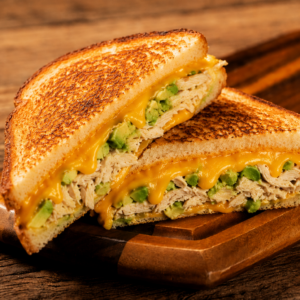 Chicken Cheese AVOCADO Toasties